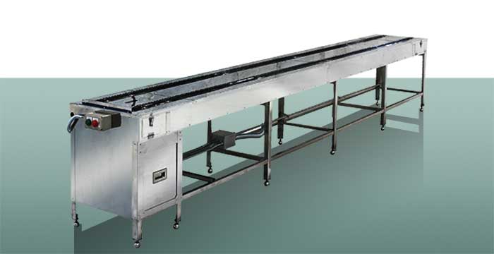 八木式 焼き皿·焼き網返却コンベヤー