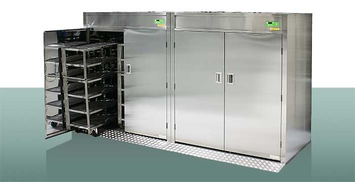 八木式 電気式 カートイン食器消毒保管庫