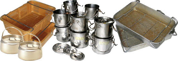 特殊形状・大型器物も洗浄可能!のイメージ