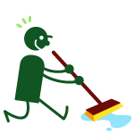 簡単お掃除!のイメージ