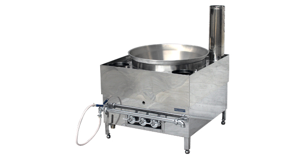 八木式 そば釜·うどん釜·だし釜コンロ タンク式