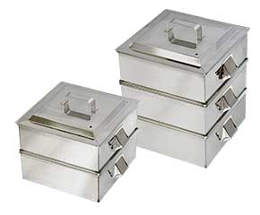 専用ステンレス蒸篭!のイメージ