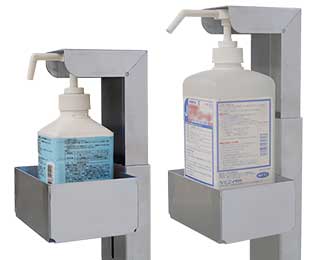 足踏み式で清潔で安全!