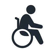 車いす使用者にも最適!のイメージ