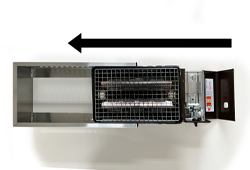 スライドさせるだけの簡単収納!のイメージ